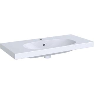 Geberit Acanto - Umyvadlo 900x422 mm, otvor pro baterii, s přepadem, bílá 500.633.01.2