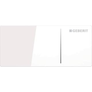 Geberit Omega70 ovládací tlačítko splachování, sklo/bílá 115.084.SI.1