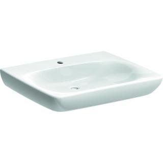 Geberit Selnova Comfort - Umyvadlo 650x550 mm, bezbariérové, s 1 otvorem pro baterii, bez přepadu, bílá 500.188.01.1