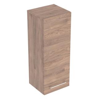 Geberit Selnova Square - Boční horní skříňka 850x330x297 mm, 1 dvířka, ořech hickory 501.278.00.1