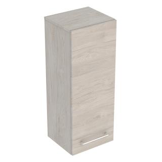 Geberit Selnova Square - Boční horní skříňka 850x330x297 mm, 1 dvířka, světlý ořech hickory 501.279.00.1