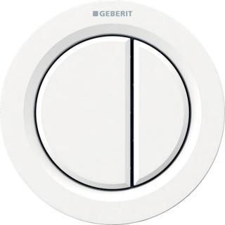 Geberit Splachovací systémy - Oddálené ovládání typ 01, pneumatické, pro 2 množství splachování, alpská bílá 116.050.11.1