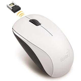 Genius Myš NX-7000, 1200DPI, 2.4 [GHz], optická, 3tl., bezdrátová USB, bílá, 1 ks AA