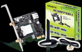 GIGABYTE PCI-E Wifi+BT 1733MBps 802.11a/b/g/n/ac