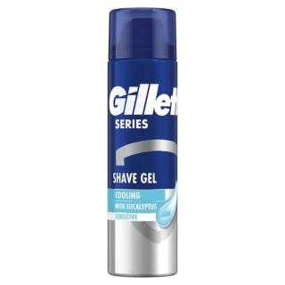 Gillette Chladivý gel na holení Series Sensitive Eucalyptus  200 ml