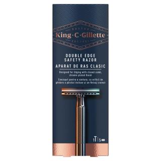 Gillette King Žiletkový pánský holicí strojek 1 ks + 5 hlavic