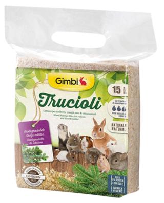 Gimbi dřevěné hobliny 15 l / 1 kg