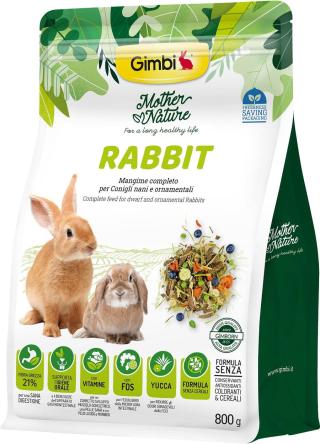 Gimbi Mother Nature Rabbit- krmivo pro králíky 800 g