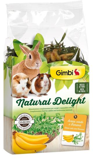 Gimbi Natural Delight - ovesná tráva a banán 100 g