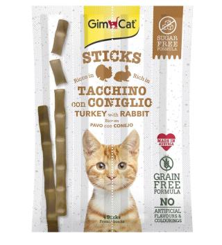 GimCat Sticks krůta a králík 4 ks