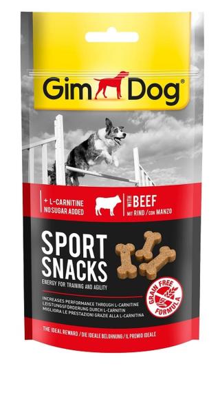 GimDog Sport Snacks Hovězí 60g