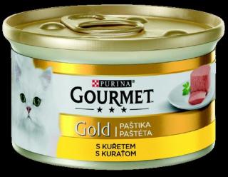 Gourmet Gold konzerva pro kočky - Jemná paštika kuřecí 85 g