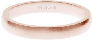 Gravelli Růžově pozlacený prsten z ušlechtilé oceli Precious GJRWRGX106 53 mm