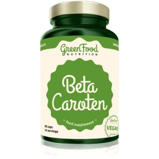 GreenFood Nutrition Beta Caroten kapsle pro krásné opálení a zdravou pokožku 90 cps