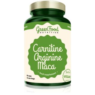 GreenFood Nutrition Carnitine Arginine Maca podpora sportovního výkonu 90 cps