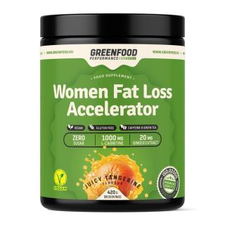 GreenFood Performance Women Fat Loss Accelerator Juicy mandarinka 420 g