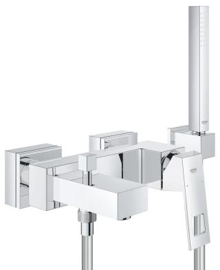 Grohe Eurocube - Vanová baterie s příslušenstvím, chrom 23141000