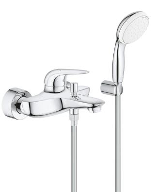 Grohe Eurostyle Páková vanová baterie s příslušenstvím, chrom 2372930A