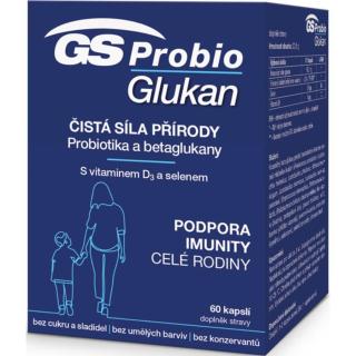 GS ProbioGlukan kapsle s probiotiky 60 cps