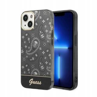 Guess Bandana Paisley Kryt na iPhone 14 Plus (černý