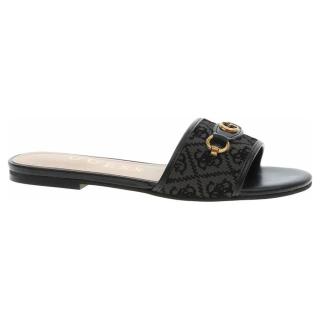 Guess Dámské pantofle FLPHAMFAL03-BLACK 36