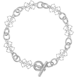 Guess Luxusní ocelový náhrdelník 4G Status JUBN01470JWRHT-U