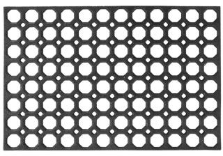 Gumová rohožka - předložka HONEY COMB - 60x80 cm MultiDecor