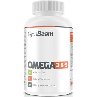 GymBeam Omega 3-6-9 podpora správného fungování organismu 240 ks