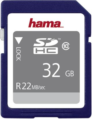 Hama paměťová karta Sdhc 32 Gb 22 Mb/s Class 10