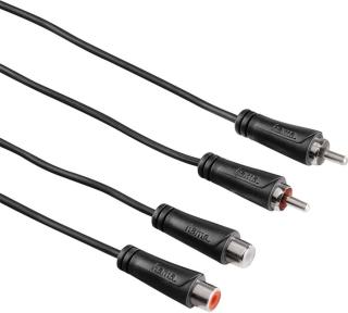 Hama reproduktorový kabel prodlužovací audio kabel, 2 cinch - 2 cinch, 1*, 5 m