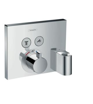 Hansgrohe Shower Select - Termostatická baterie pod omítku, se 2 výstupy, chrom 15765000