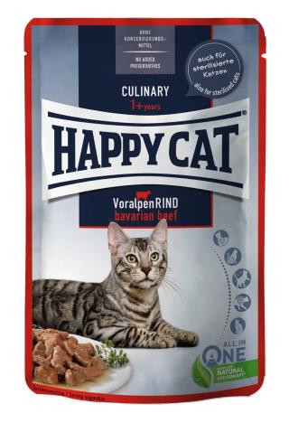 Happy Cat Culinary Voralpen Rind kapsičky - Hovězí 85 g