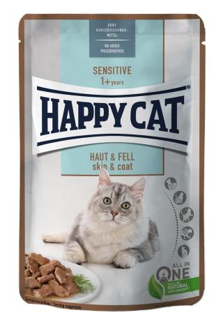 Happy Cat Sensitive Skin & Coat kapsičky 85 g