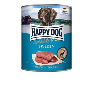 Happy Dog Sensible Pure Sweden - konzerva, zvěřinové maso 800 g