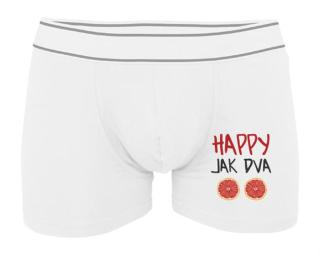 Happy jak dva grepy Pánské boxerky Contrast