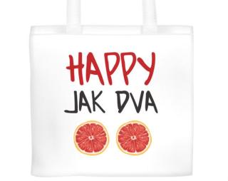 Happy jak dva grepy Plátěná nákupní taška