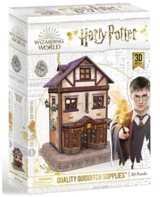 Harry Potter 3D puzzle Příčná ulice potřeby pro famfrpál - 78 dílků