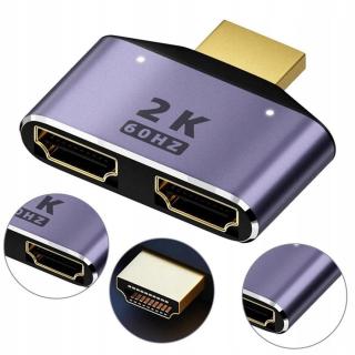 Hd 2K duální výstup Splitter adaptér monitoru