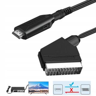 Hdmi Kompatibilní Silikonový Scart Adaptér 100CM