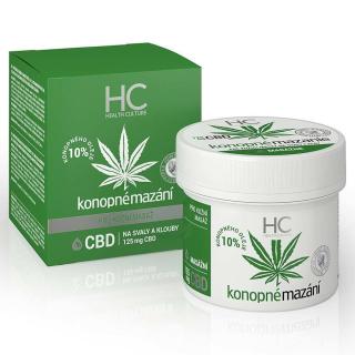 HEALTH CULTURE CBD Konopné mazání 10 % s CBD 125 ml