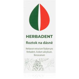 Herbadent Original bylinný roztok na dásně roztok k masážím dásní, paradontóze a zánětu 25 ml