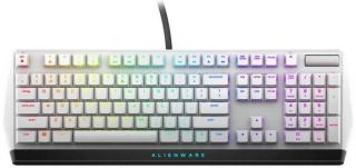 Herní klávesnice Dell Alienware AW510K / 545-BBCH / anglické klávesnice / bílá