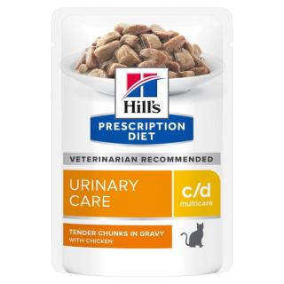 Hill's Prescription Diet c/d Multicare Urinary Care krmivo pro kočky - kapsička 12 x 85 g