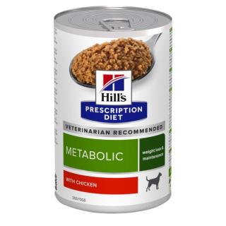 Hill's Prescription Diet Metabolic Weight Management krmivo pro psy - konzerva 370 g
