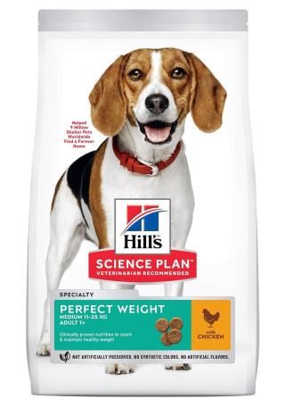 Hill's Science Plan Adult Perfect Weight Medium krmivo pro psy 2 kg.