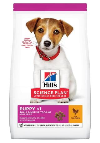 Hill's Science Plan Puppy Small & Mini krmivo pro psy 3 kg - datum spotřeby: 31.08.2022