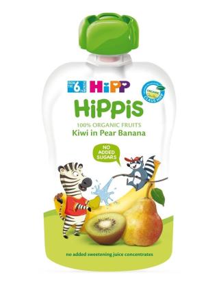 Hipp BIO 100% ovoce hruška-banán-kiwi 100 g