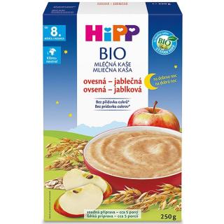 Hipp BIO mléčná kaše na dobrou noc ovesná - jablečná mléčná kaše na dobrou noc 250 g