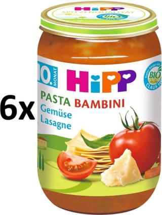 HiPP BIO PASTA BAMBINI Zeleninové lasagne - 6 x 220 g