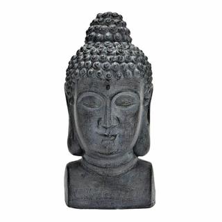 Hlava Buddhy thajská soška z polyresinu 31 cm - výška cca 31 cm